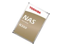 Toshiba N300 NAS - Harddisk - 10 TB - intern - 3.5" - SATA 6Gb/s - 7200 rpm - buffer: 256 MB HDWG11AUZSVA