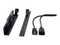APC - Rackmonteringssett for KVM-konsoll - svart - 1U - TAA-samsvar - for P/N: SMTL2K2RM2UCL, SMTL3KRM2UCL, SMX1500RM2UCNC, SMX2KR2UX145, SMX3KR2UNCX145, SMX750CUS KVM-LCDMOUNT