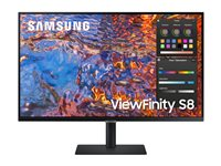 Samsung ViewFinity S8 S32B800PXP - S80PB Series - LED-skjerm - 4K - 32" - HDR LS32B800PXPXEN