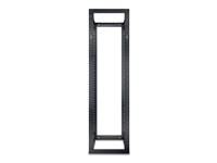 APC NetShelter 4 Post Open Frame Rack - Rack - svart - 44U - for P/N: SUA5000RMI5U AR204A