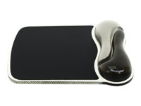 Kensington Duo Gel Mouse Wristrest Wave - Musematte med håndleddsstøtte - totonet grafitt 62399