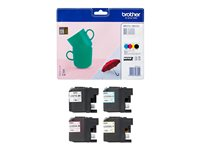 Brother LC227XLVALBP - 4-pack - Høy ytelse - svart, gul, cyan, magenta - original - blister - blekkpatron - for Brother DCP-J4120DW, MFC-J4420DW, MFC-J4620DW, MFC-J4625DW LC227XLVALBP