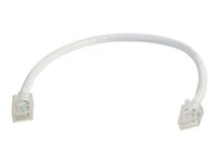 C2G Cat5e Non-Booted Unshielded (UTP) Network Patch Cable - Koblingskabel - RJ-45 (hann) til RJ-45 (hann) - 2 m - UTP - CAT 5e - flertrådet, uniboot - hvit 83123