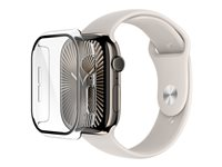 Belkin SCREENFORCE TemperedCurve - Støtfanger for smartarmåndsur - 2-in-1, 46mm - herdet glass (9H) - blank OWA003HQCL