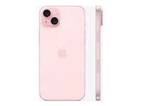 Apple iPhone 15 Plus - 5G smartphone - dobbelt-SIM / Internminne 512 GB - OLED-display - 6.7" - 2796 x 1290 pixels - 2x bakkameraer 48 MP, 12 MP - front camera 12 MP - rosa MU1J3QN/A