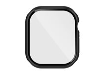 Belkin SCREENFORCE TemperedCurve - Støtfanger for smartarmåndsur - 2-in-1, 46mm - herdet glass (9H) - svart OWA003HQBK