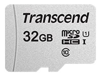 Transcend 300S - Flashminnekort - 32 GB - UHS-I U1 / Class10 - microSDHC TS32GUSD300S