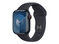 Apple - Bånd for smart armbåndsur - 41 mm - S/M-størrelse - midnatt MT2R3ZM/A