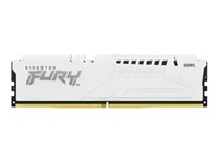 Kingston FURY Beast - DDR5 - modul - 16 GB - DIMM 288-pin - 6000 MHz / PC5-48000 - CL36 - 1.35 V - ikke-bufret - on-die ECC - hvit KF560C36BWE-16