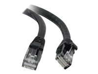 C2G Cat5e Booted Unshielded (UTP) Network Patch Cable - Koblingskabel - RJ-45 (hann) til RJ-45 (hann) - 2 m - UTP - CAT 5e - formstøpt, uten hindringer, flertrådet - svart 83183