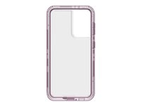 LifeProof NËXT - Baksidedeksel for mobiltelefon - 50 % resirkulert plast, sølvfosfatglass - napa (klar/lavendel) - for Samsung Galaxy S21 5G 77-81771