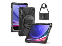 Insmat - Baksidedeksel for nettbrett - robust - robust rustning - polykarbonat, gummi, termoplast-polyuretan (TPU) - for Samsung Galaxy Tab S8+, Tab S9+ 652-1288