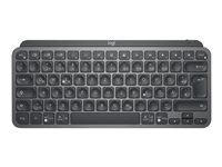 Logitech MX Keys Mini - Office - tastatur - bakbelysning - trådløs - Bluetooth - QWERTY - Nordisk (dansk/finsk/norsk/svensk) - grafitt 920-010492