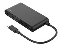 Belkin CONNECT - Dokkingstasjon - for bærbar, smarttelefon, bærbar - USB-C - HDMI AVC021HQBK