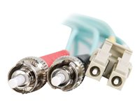 C2G LC-ST 10Gb 50/125 OM3 Duplex Multimode PVC Fiber Optic Cable (LSZH) - Nettverkskabel - ST flermodus (hann) til LC multimodus (hann) - 20 m - 20 m - fiberoptisk - dupleks - 50 / 125 mikroner - OM3 - halogenfri - akvamarin 85547