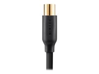 Belkin Essential Series Digital Aerial Cable - Antennekabel - F-kopling til F-kopling - 5 m F3Y057BT5M