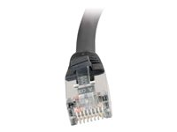 C2G Cat5e Booted Shielded (STP) Network Patch Cable - Koblingskabel - RJ-45 (hann) til RJ-45 (hann) - 1 m - STP - CAT 5e - formstøpt - svart 83850