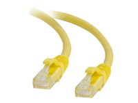 C2G Cat5e Booted Unshielded (UTP) Network Patch Cable - Koblingskabel - RJ-45 (hann) til RJ-45 (hann) - 10 m - UTP - CAT 5e - formstøpt, uten hindringer, flertrådet - gul 83247