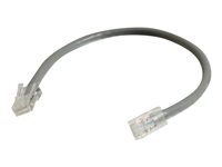 C2G Cat5e Non-Booted Unshielded (UTP) Network Patch Cable - Koblingskabel - RJ-45 (hann) til RJ-45 (hann) - 10 m - UTP - CAT 5e - flertrådet, uniboot - grå 83007