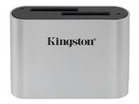 Kingston Workflow - Kortleser (SDHC UHS-I, SDHC UHS-II, SDXC UHS-I, SDHC UHS-II) - USB-C 3.2 Gen 1 WFS-SD