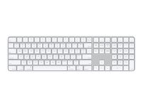 Apple Magic Keyboard with Touch ID and Numeric Keypad - Tastatur - trådløs - Bluetooth, USB-C - QWERTY - USA MK2C3LB/A