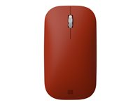 Microsoft Surface Mobile Mouse - Mus - optisk - 3 knapper - trådløs - Bluetooth 4.2 - valmuerød - kommersiell - for Surface Go 2, Go 3 KGZ-00053