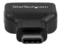 StarTech.com USB-C to USB Adapter - USB-C to USB-A - USB 3.1 Gen 1 - 5Gbps - USB C Adapter - USB Type C (USB31CAADG) - USB-adapter - 24 pin USB-C (hann) til USB-type A (hunn) - USB 3.1 - svart - for P/N: HB31C2A1CGS, HB31C2A2CB, HB31C3A1CS, HB31C3ASDMB, HB31C4AS, PEXUSB311AC3 USB31CAADG